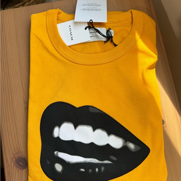 💋Coach X Tom Wesselmann T Shirt In Organic Cotton - Picture 5 of 10